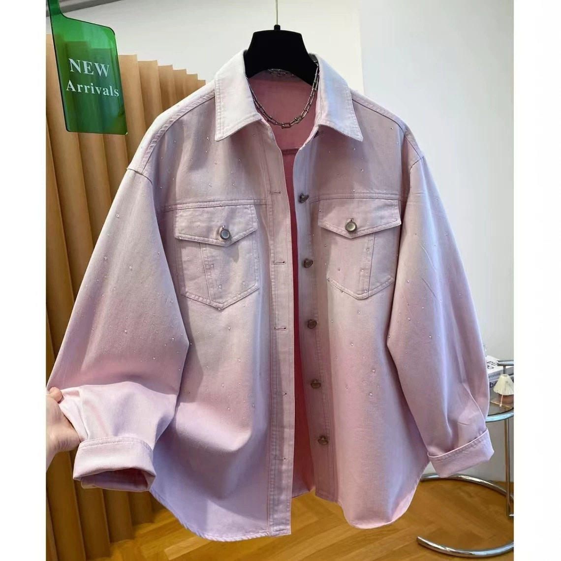 2026春秋新款短款牛仔上