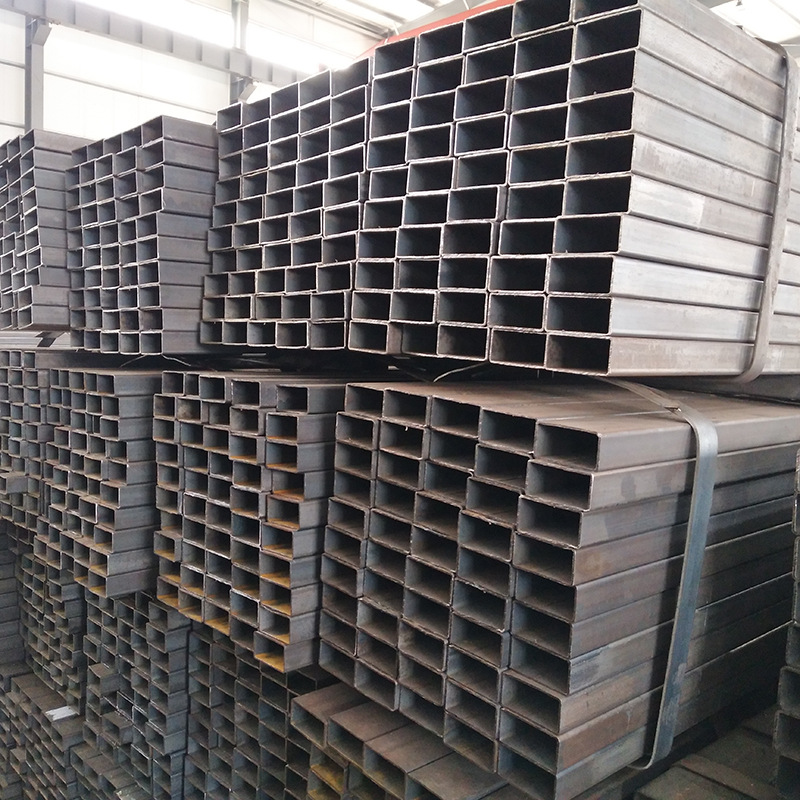 山东 青岛 友发黑方管 100*50*2 100*100*5 可拆件 机械设备用