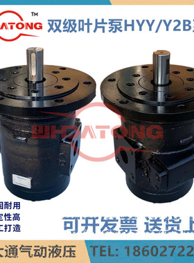 双级叶片泵HYY02/2T-100/70/50 Y2B-B60/74C-DU-FF-50 C129/148