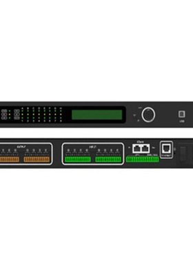 RUSEL DT-D8*8 （带DANTE模块）8进8出数字媒体矩阵
