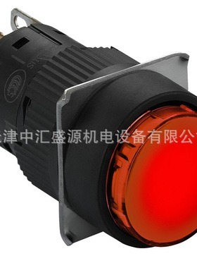 XB6EAF4J1F带灯按钮塑料一体式12V圆形自锁红色1NO/NC按钮