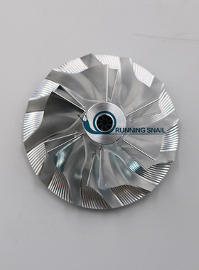 涡轮增压器五轴铣轮 铝7075 767720GT256V