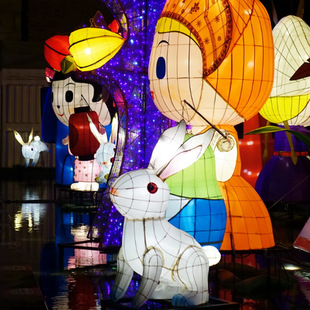 春节灯会灯展花灯灯组彩灯龙灯设计制作大型民俗庙会场地布置上海