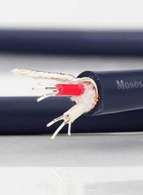 monosaudio A202 5N多股OFC铜镀银RCA/XLR音频线信号线散线