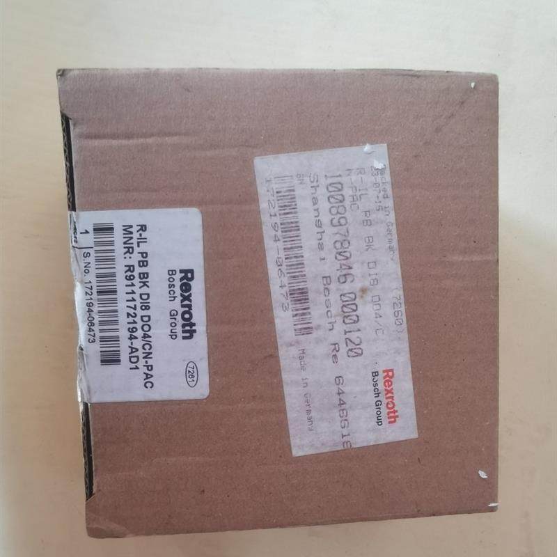 Rexroth力士乐R-IL PB BK DI8 DO4/CN-PAC耦合器R911172194-AD1