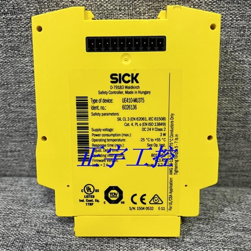 全新裸机UE410-MU3T5 安全继电器SICK 6026136 现货议价