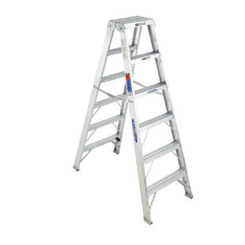 Werner安全梯T376CN铝合金双侧人字梯1.8米可定制梯