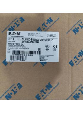 伊顿穆勒DILM400-S/22(220-240V50/60HZ)德国进口大电流接触器