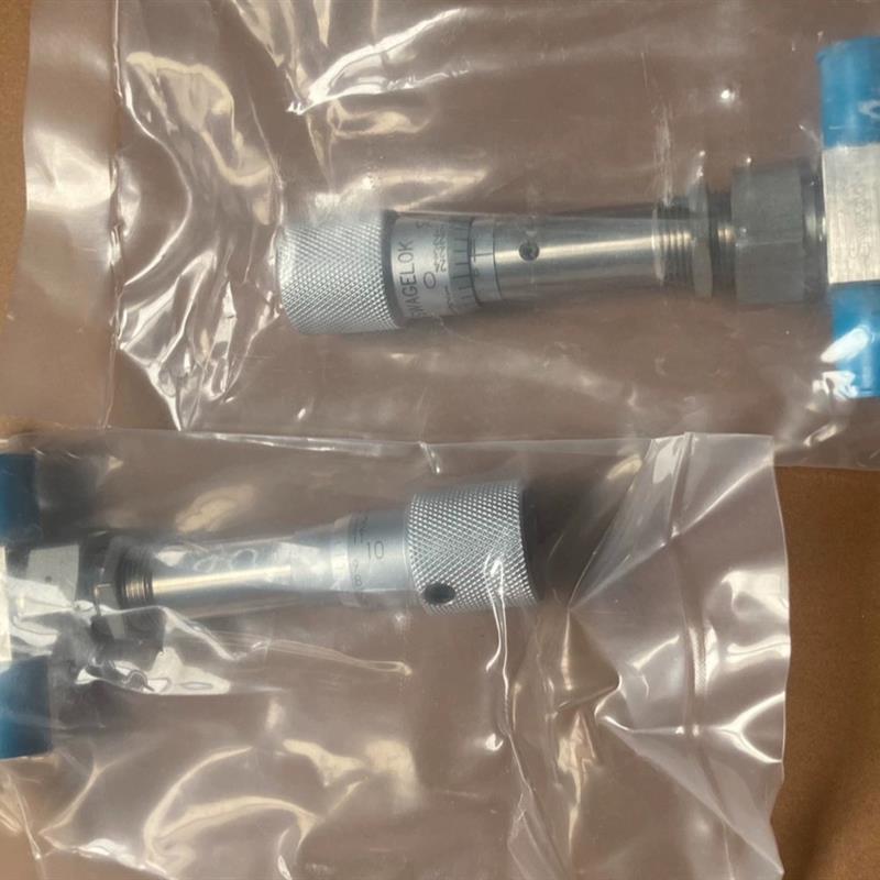 SS-4BMRG-VCR不锈钢计量波纹管密封阀 计量阀杆头 全新