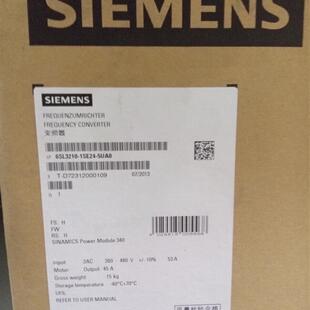 S120变频器功率模块6SL32101SE245UA0 5UA0 6SL3210 1SE24