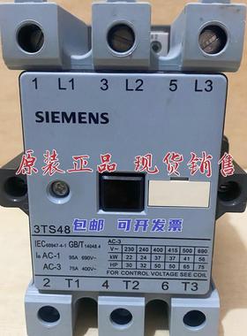 正品交流接触器 3TS48 22-0XM0 AC220V 3TS4822-OXMO 3TF48