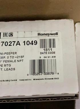 C7027A 1049火焰检测器Honeywell紫外线探头