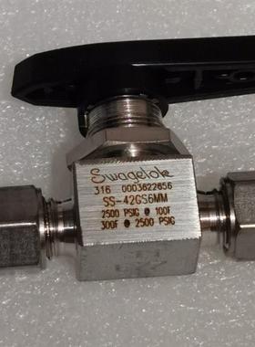 SS-42GS6MM球阀2500pslg 300F 6MM卡套管接头 全新原装