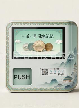 货石CZW纪念匪币自动贩卖机旅游景博点纪念章自助物馆主题公园售