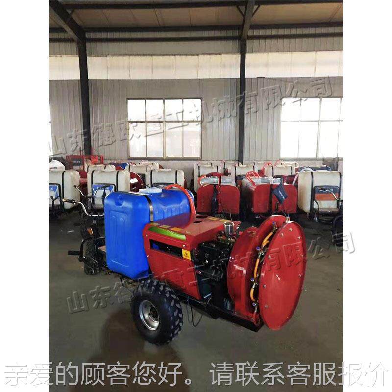 三机轮林业化学草打车 动电打除桶(五位随 消杀蚊虫治沙多用机械