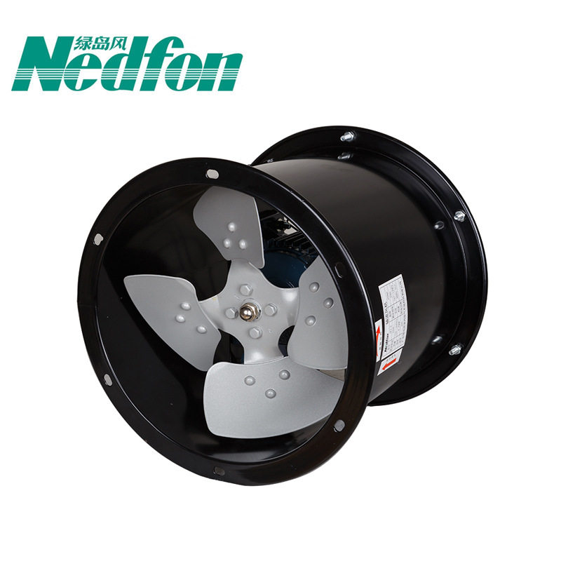 绿岛风圆筒轴流风机工厂仓库壁式抽风机GF3(风量1000-2000) 220v