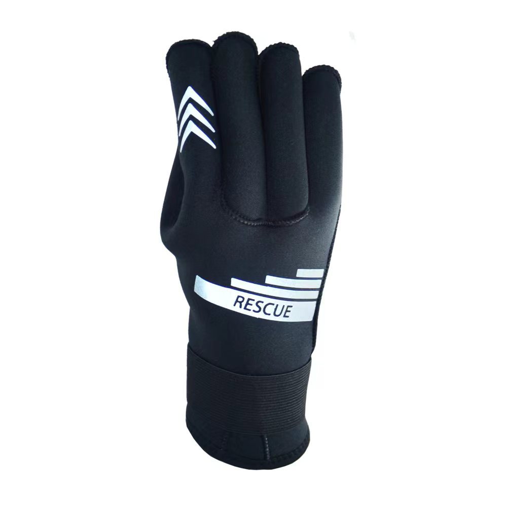户外水上运动防水救生手套 水域救援手套皮划艇潜水防护保护手套