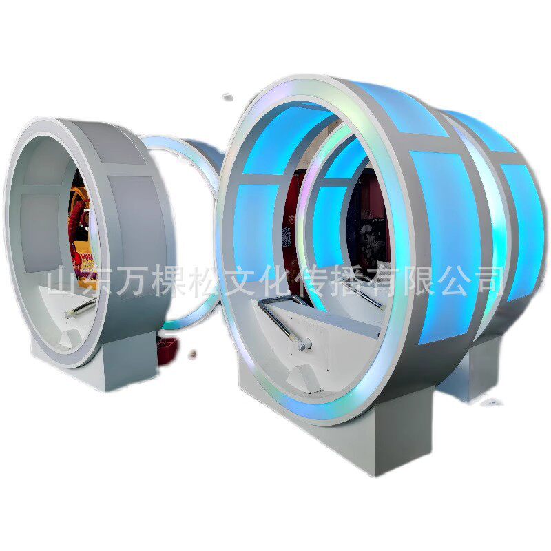 单车动力景点无游乐互动喷泉道具户外美陈单车网红设施公园体验