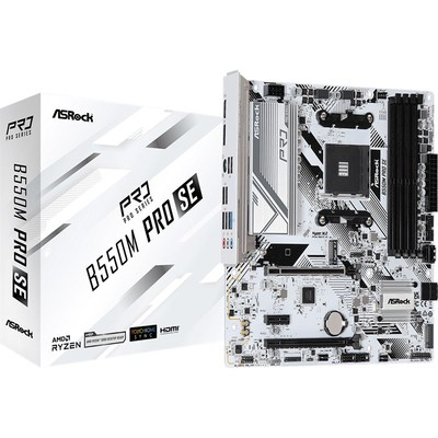 ASROCK/华擎科技B550M PRO SE台式机游戏主板支持5500 5600 5600G
