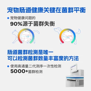 Yuanyi Кишечный микроэкологический тест для домашних животных Кишечный тест для кошек и собак Домашний тест V-тест Стеклянный желудок для кошек и собак