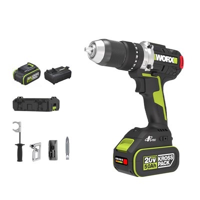 威克士150牛米无刷锂电冲击钻WU377大扭力工业级充W电电钻电动工