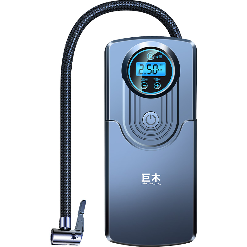 无线充气泵车载打气泵充电式w便携车用锂电池打气筒汽车电动加气