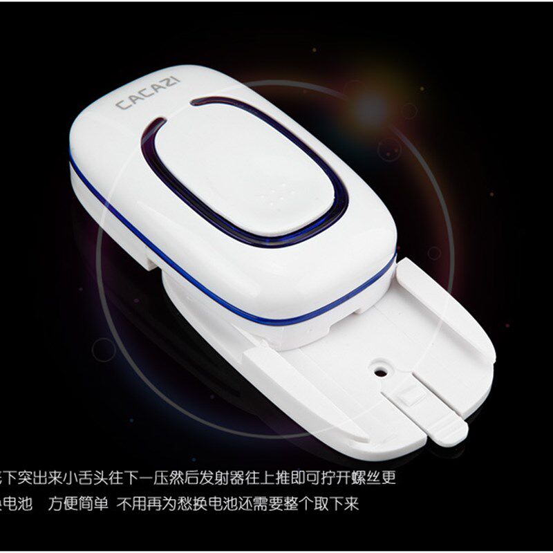 数码闪光音乐防水门铃无线家用A一拖一拖二远距离遥控老人呼叫器