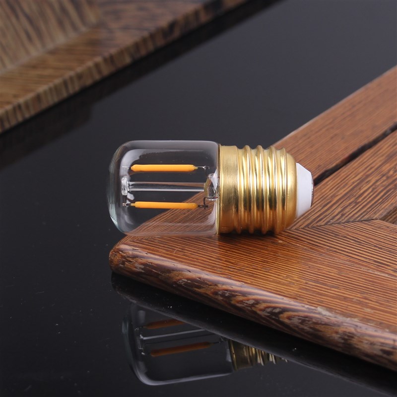 爱迪生led灯泡E27大螺口复古T28管泡低亮M度1瓦床头小夜灯迷你光