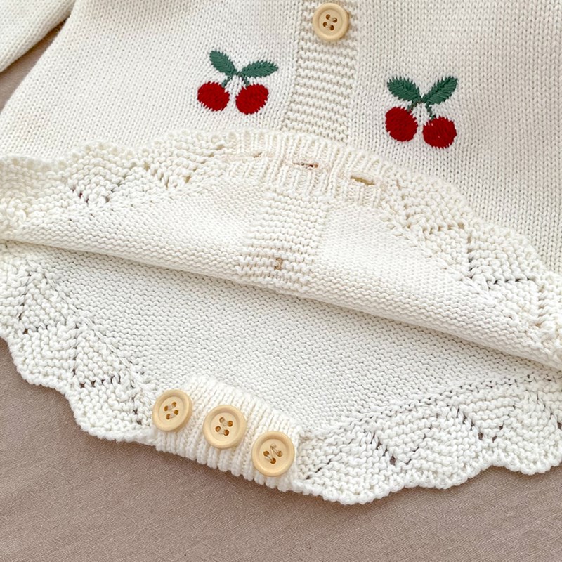 拉瓜拉宝宝e毛衣包屁服秋季纯棉连衣裤宝宝百日宴会一岁长裙公主