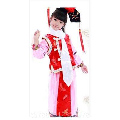 高档清格格服装朝古儿童女满甄族晴川小装燕子公主服宫女嬛传表演