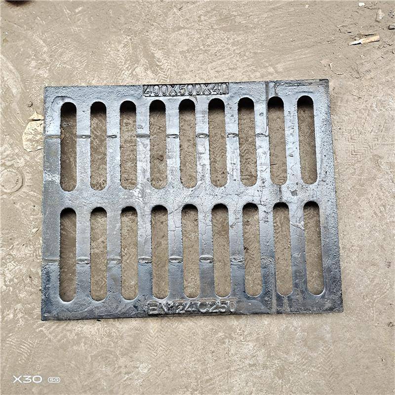 球墨铸铁雨水篦子铸铁排水沟盖板球墨铸铁井盖400*500*40