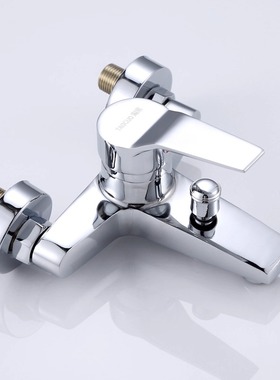 0689全铜淋浴三联龙头铜体混合阀加厚防冻冷热混水阀入墙暗装