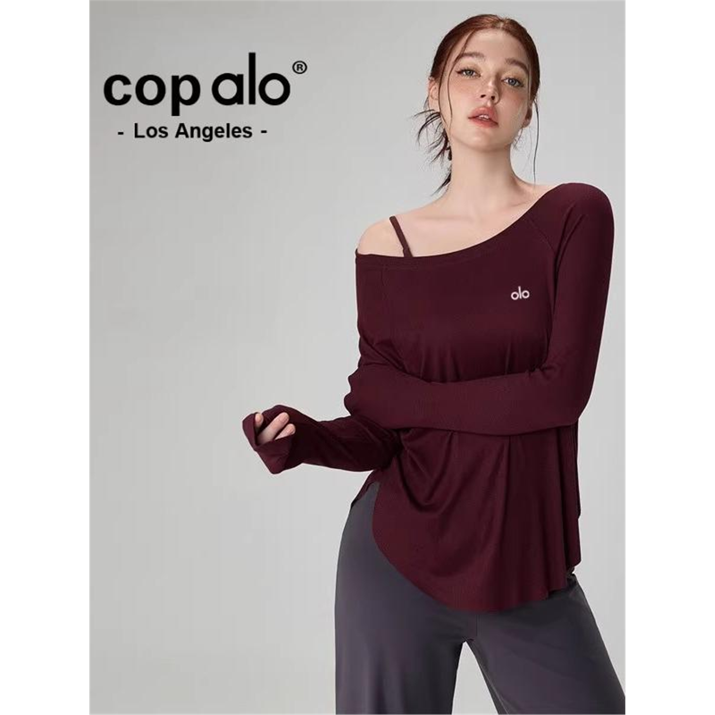 美国NOMALO专业跑步健身服瑜伽速干T恤女运动长款上衣宽松春夏罩