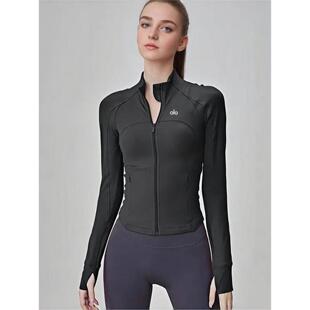 美国NOMALO上衣立领瑜伽运动速干服女普拉提健身训练春秋跑步外套