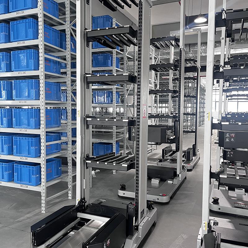 智能料箱式货架CTU货架AGV多层无人搬运自动仓储料箱机器人货架