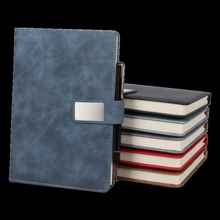 精选A5笔记本定制可印logo商务会议记事本定做内页封面活页B5工作