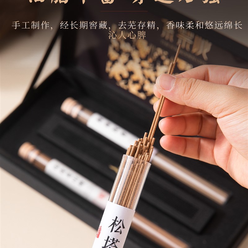 生日礼物龙涎香给朋友,高端檀香礼盒套装,实用卧室香薰,家庭助眠