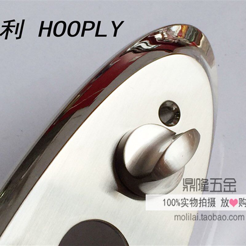 鸿利锁HOOPLY不锈钢门C级锁芯天地锁大门防盗门锁大把手拉手锁体