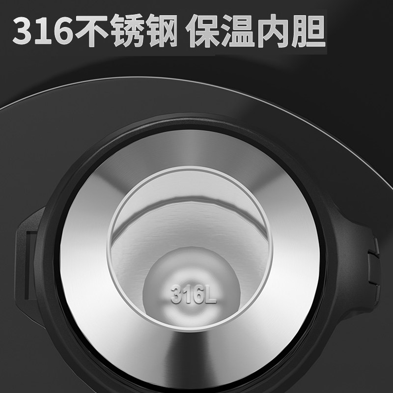 全钢316不锈钢保温杯男士大容量茶水分离泡茶杯2022新款水杯子304