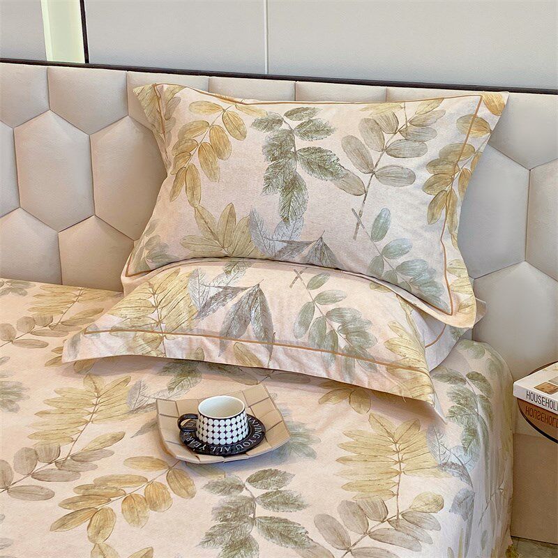 全棉磨毛100枕套一对装家用48x74cm男2024新款枕头套简约枕芯套