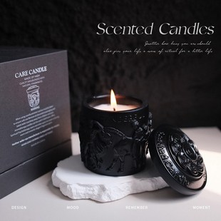 精选帕特农神庙香薰蜡烛礼盒雕塑系列家用卧室香氛味持久送女生日