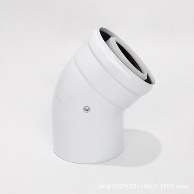 精选60*10080*125铝制排烟管双层承插式加长节烟道弯头冷凝炉烟