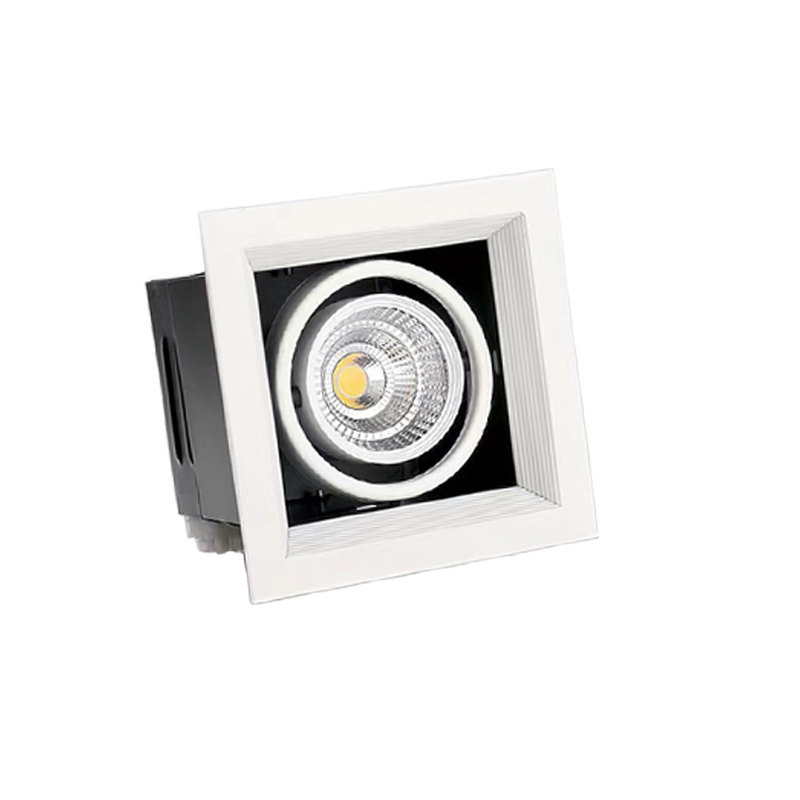 led斗胆灯双头射灯单头三头格栅悬吊式天花板天花孔灯方形嵌入式C,家装灯饰光源,斗胆灯,淘宝优惠券,粉丝福利购,淘宝优惠卷