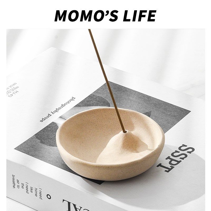 侘寂风线香底座创意迷你可爱香插香盘香托日式简约小香炉生日礼物,家居饰品,香托/香盘/香座/香插,淘宝优惠券,粉丝福利购,淘宝优惠卷