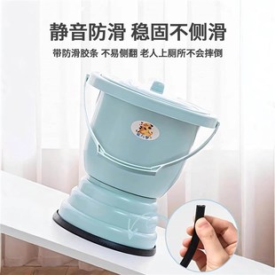 老人痰盂家用卧室带盖子高脚尿桶尿盆孕妇移动大小便坐便器