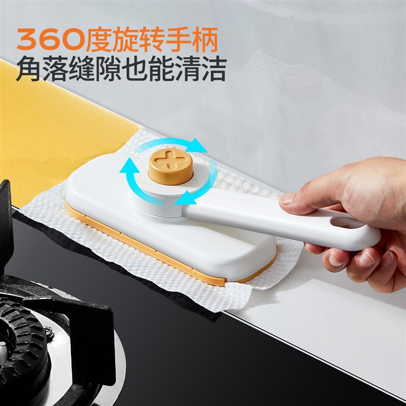 洗脸巾小拖把免手洗家用一拖净干湿两用平板拖把夹懒人自动夹布