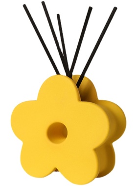 电镀银银色电镀花朵香薰小花扩香散香器扩香器室内香氛摆件摆设