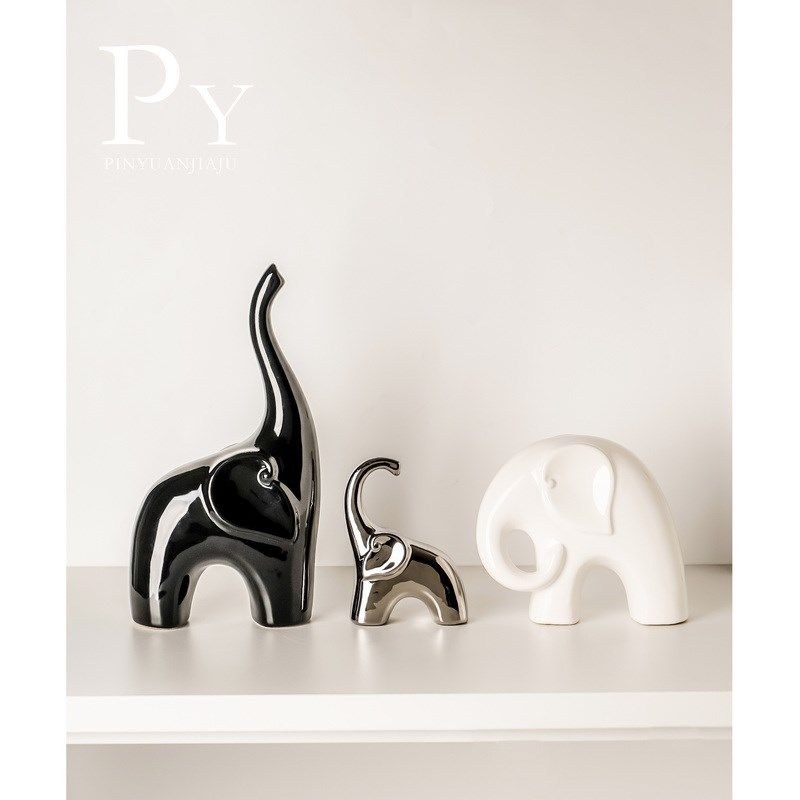 高档轻奢酒柜大象摆件吉象装饰品客厅玄关办公室礼物桌面家居艺术,家居饰品,桌面摆件,淘宝优惠券,粉丝福利购,淘宝优惠卷