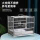 高档盆哥不锈鸟笼大号八玄凤鹩哥笼子别墅专用鸟用洗澡多功能画眉