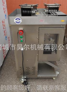 厨房肉类切割机机 JQT双电机鸡胸肉切厂片切丝 机电动鲜肉切丝切